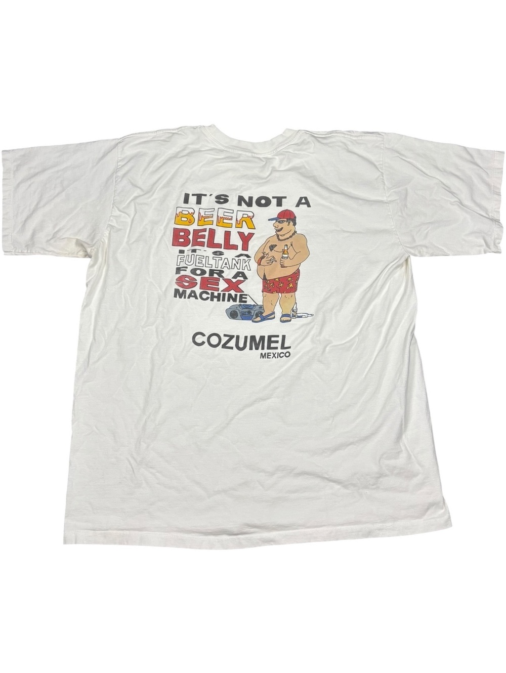 Cozumel Mexico Beer Belly Vintage 90’s Graphic T-Shirt